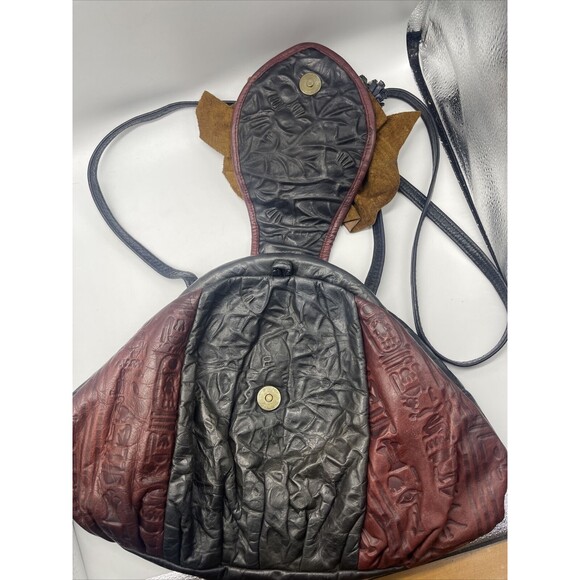 Vintage Hala Embossed Leather Bag - Picture 7 of 12